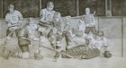 Эскиз к картине «Ледовые рыцари», 41,8х76,2см, бумага, графитный карандаш. 2009 год создания.