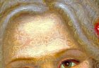 Фрагмент картины \"Портрет поэтессы Энзе Фойгт\", 70,3х52,4 см, холст, масло, 2021 г.с.