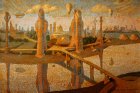 Russia, Ryazan Future (the whole picture), 59,5x93 cm, oil on canvas, 2016 creation.