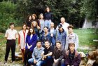 Student\'s group of pedagogical office of the Ryazan art school 1995-1996, Russia. 