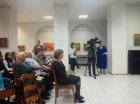 Opening of a personal exhibition of Alexey Akindinov \"Patterns\". Showroom \"Historical and Art Museum\". September 23, 2016. Russia, Lukhovitsy, Moscow region. Elena Shekhovtseva\'s photo. 
