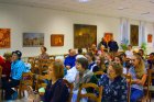 Opening of a personal exhibition of Alexey Akindinov \"Patterns\". Showroom \"Historical and Art Museum\". September 23, 2016. Lukhovitsy, Moscow region, Russia. Elena Shekhovtseva\'s photo. 