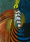 «Зебра 2» из диптиха «Зебры». 2012. 220х160 х/м