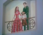 \"MILANO\" restaurant. Ryazan, Koltsova st.  The painting by acryl paints on walls. \"Venice\". 2006