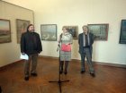 Left - right: Chairman of the Ryazan branch of the Union of Artists of Russia, Honored Artist of Russia - Alexei Anisimov, director of the Ryazan Art Museum - Marina Kotova, 